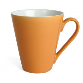 Mugg Attila, orange/vit