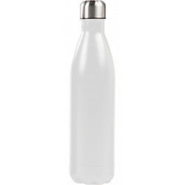 Ståltermos flaska 0,75 L, vit