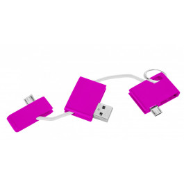 Laddare USB, cerise