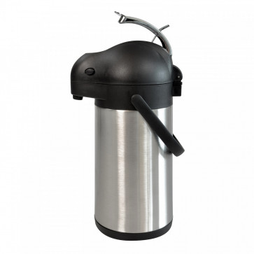 Pumptermos hävarm 2,2L Silver