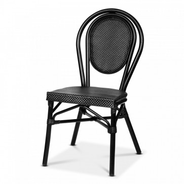 Rennes stol, svart textilene