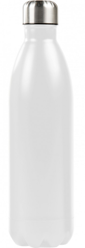 Ståltermos flaska 1,0L, vit