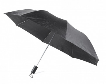 Paraply ihopfällbart, svart