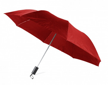 Paraply ihopfällbart, röd