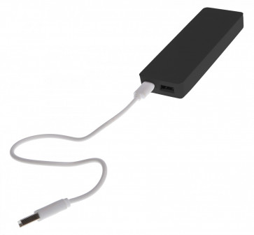 Power bank, svart