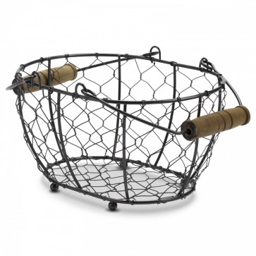 Korg 20x15 cm Trähandtag